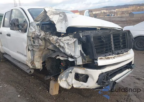 2019 Nissan Titan Sv/Platinum/Pro-4X/Platinum Reserve from USA, damaged, VIN 1N6AA1E52KN524992